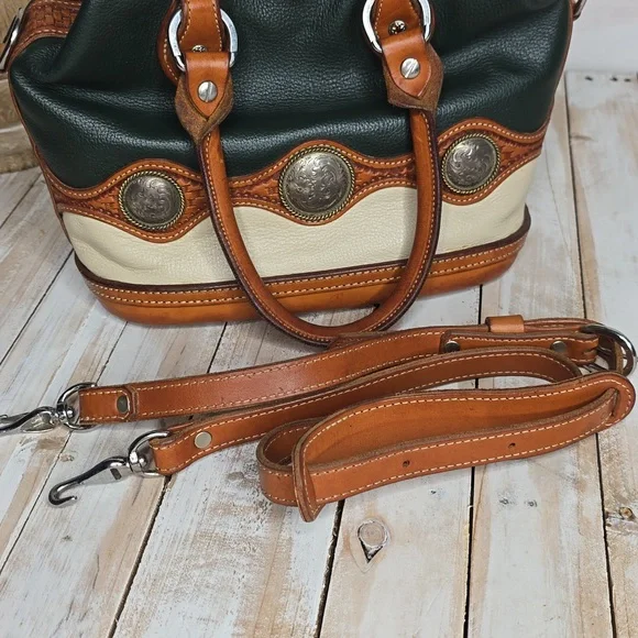 Vintage Sam Roberts Western Leather Bag - Picture 8 of 11